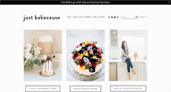 Desktop Screenshot of justbakecause.com